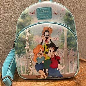 Loungefly Disney A Goofy Movie Trio Porch Scene Mini Backpack